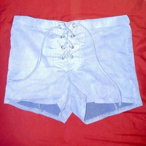 Faux Suede Shorts